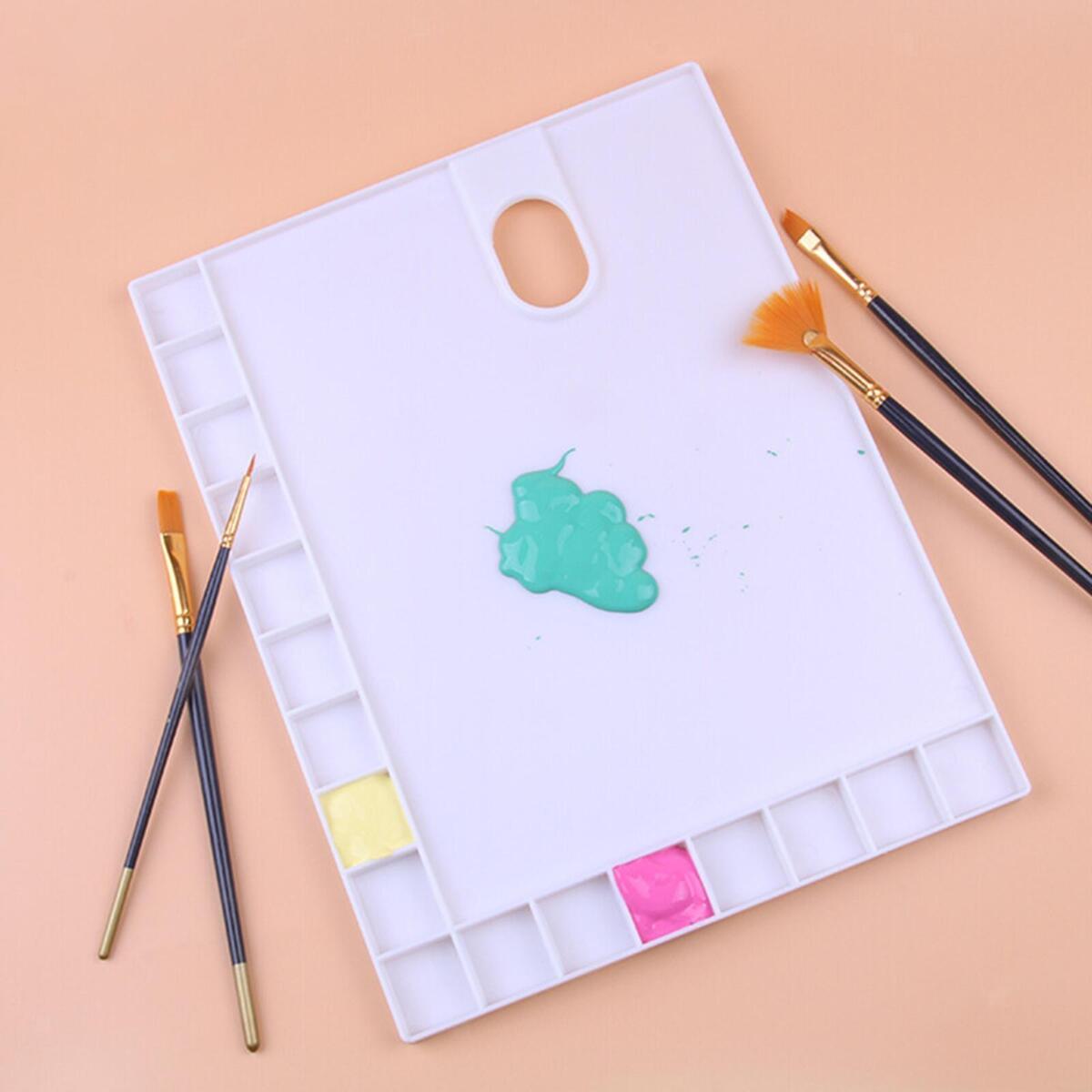 Paint Tray Palettes Pallet  Watercolor Acrylic Painting Art