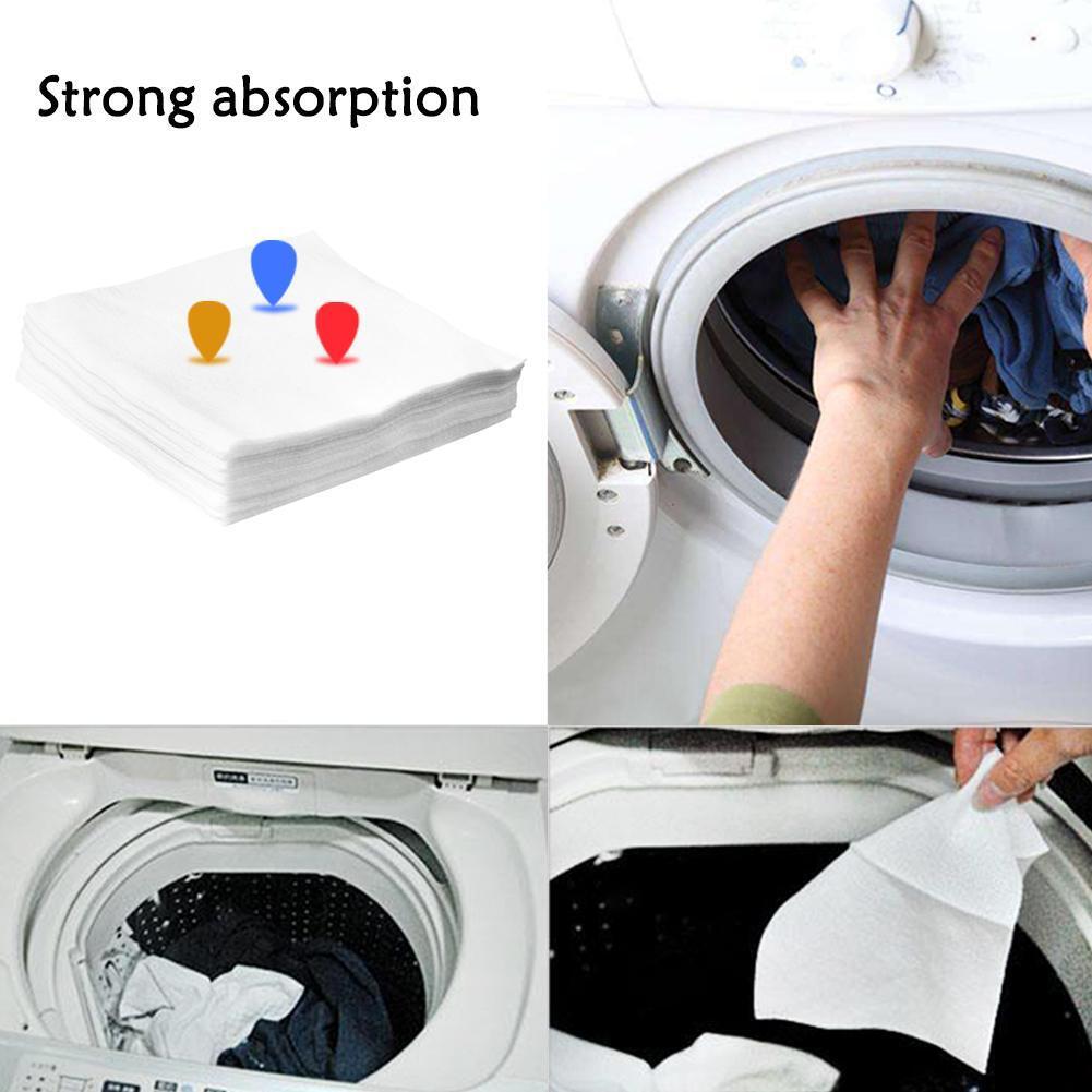 24pcs Color Absorption Sheet Anti dyed Cloth Laundry Papers Color Grabber