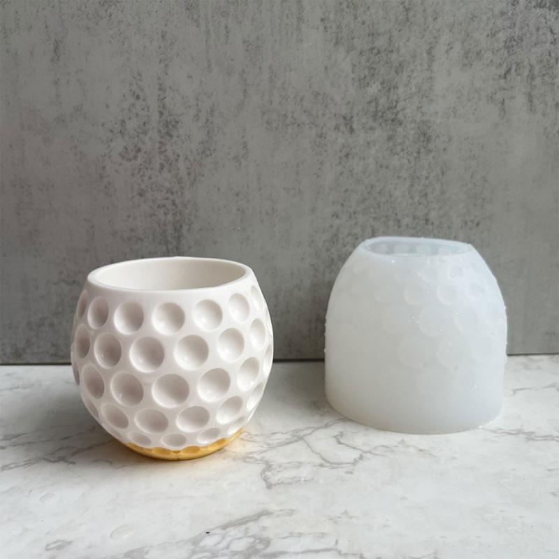 Candle Holder Molds Mini Flower Pot Container Molds Concrete Candle Cup Molds