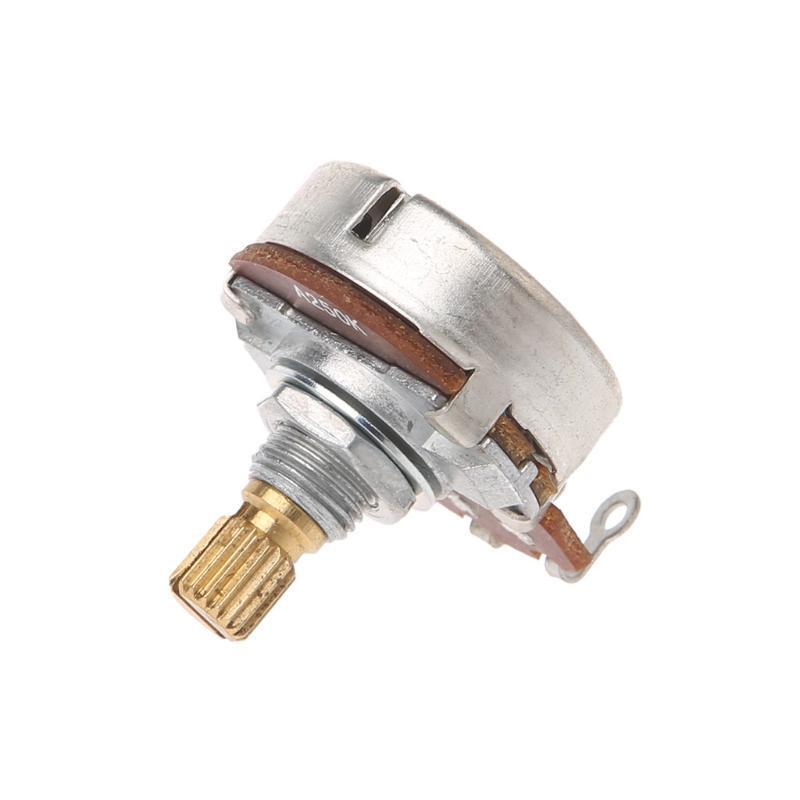 A250K Potentiometer Splined Pot Electric Guitar Bass Effect Amp Tone Volume