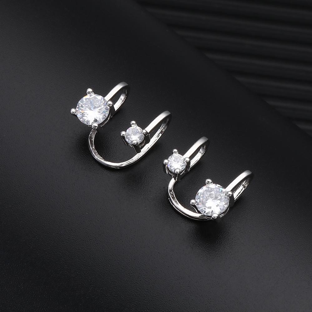 Gift Jewelry Zircon Ear Cuff No Pierced Non Piercing Earrings Tragus Earrings