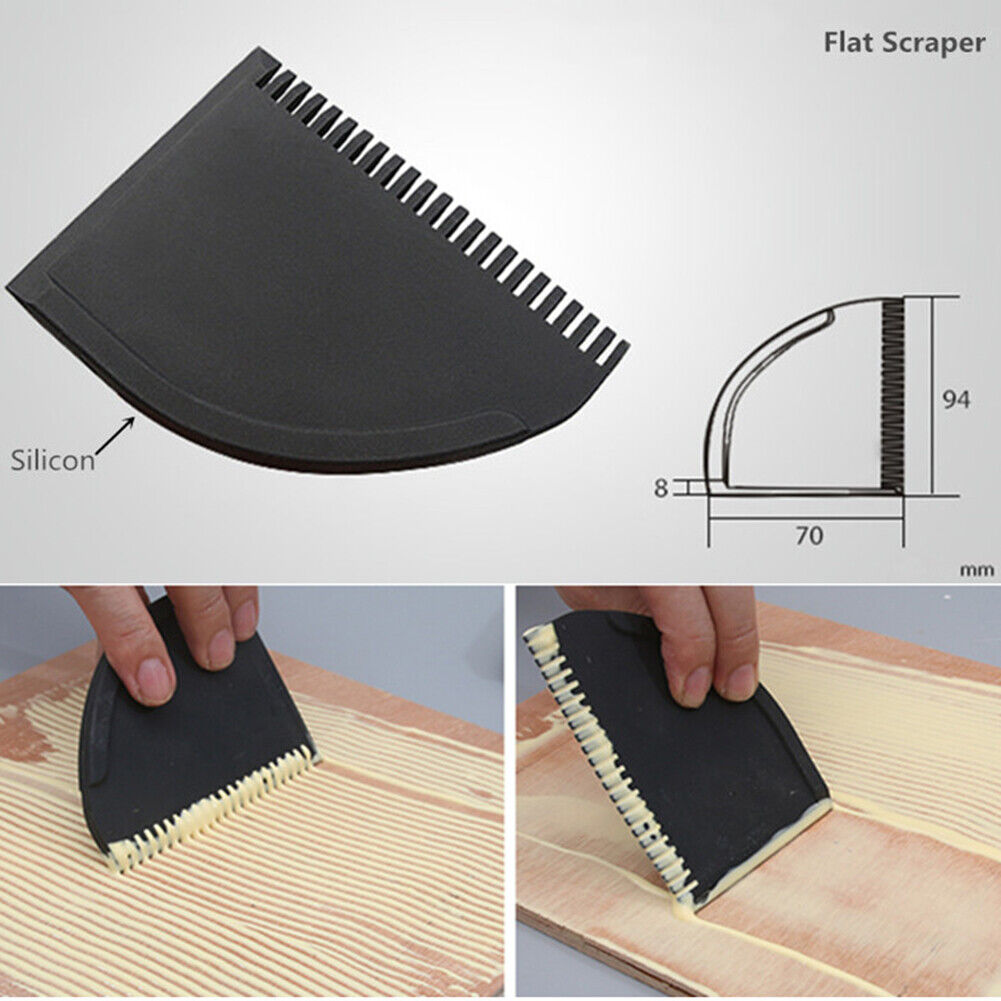 4pcs Woodworking Glue Tool Kit Brush Flat Scraper Glue Tray Wood Gluing Set