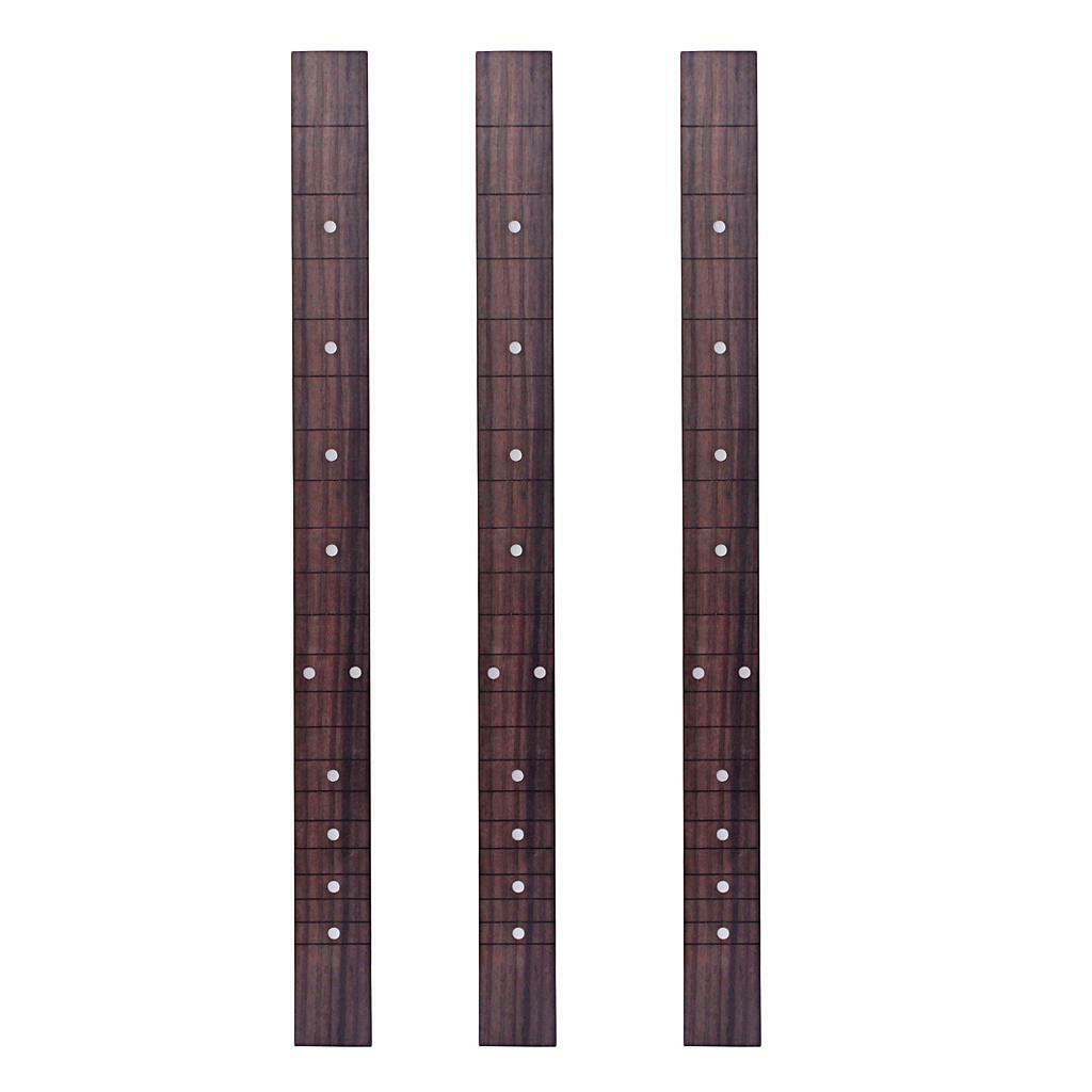 3 Pieces Guitar Fretboard Fingerboard Assembly Making Replace Accessories