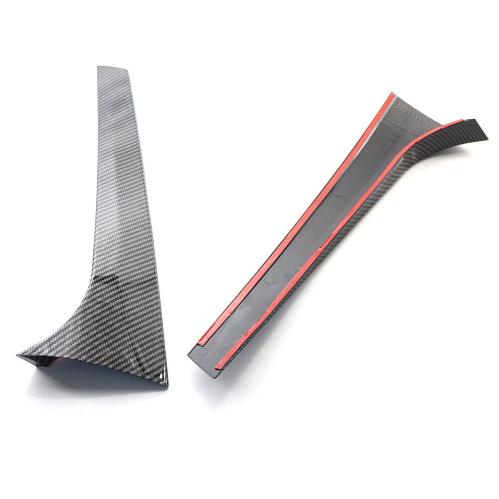 2pcs Rear Window Side Spoilers for Skoda Kodiaq 16-20 (Carbon Fibre Line)