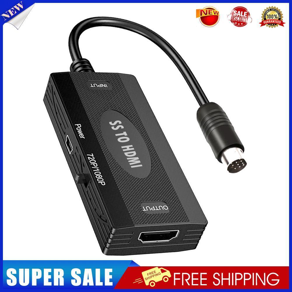 SS to HDMI-compatible Converter for Sega Saturn Game Consoles HD TV Adapter