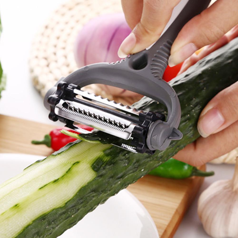 Multi-functional 3 in 1 Blades Rotary Vegetable Fruit Potato Carrot Peeler