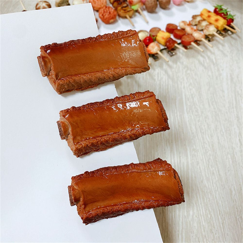 Simulation Food Hair Clip Exaggerated Braised Ribs Hairpins Hair Accessories