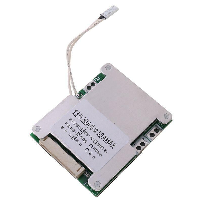 BMS 13S 48V 50A 18650 Li-ion Lithium Battery Pack Protection Equalizer Board PCB