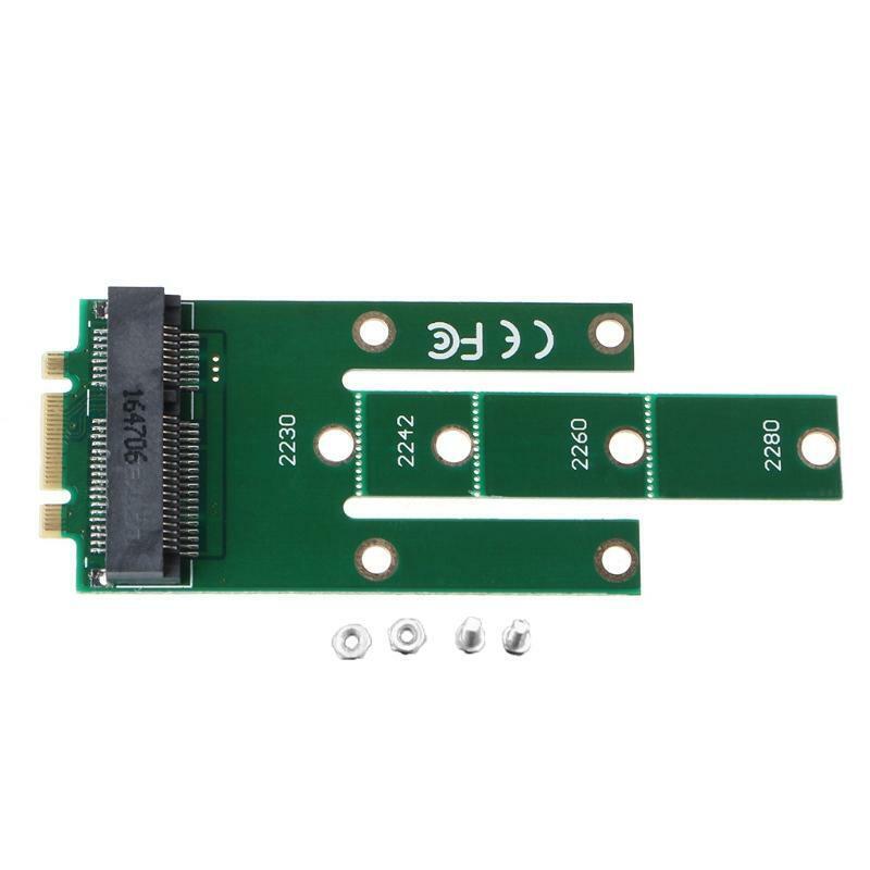 M.2 B Key to mSATA Adapter Card Mini PCI-e Add-on Converter SSD 2242 2230 2260