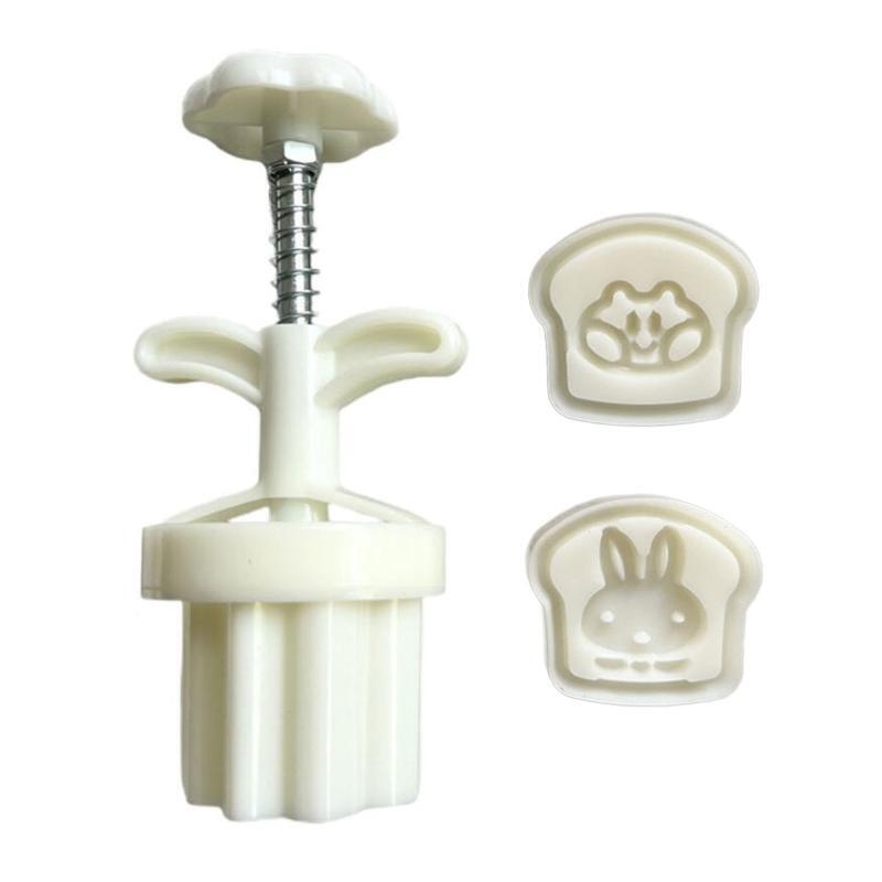 Toast Shaped Stamps Moon Cake Moulds for Mid-Autumn Festival DIY Baking Mooncake