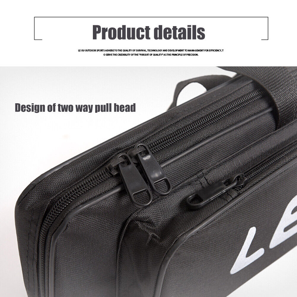 LEO Oxford Cloth Fishing Rod Storage Bag Fishing Tackle Zipper Carry Case