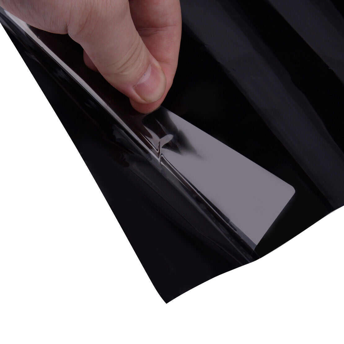 Black Car Windshield Tint Film Strip Sun Visor Shade Fade Anti-UV fit for Ford