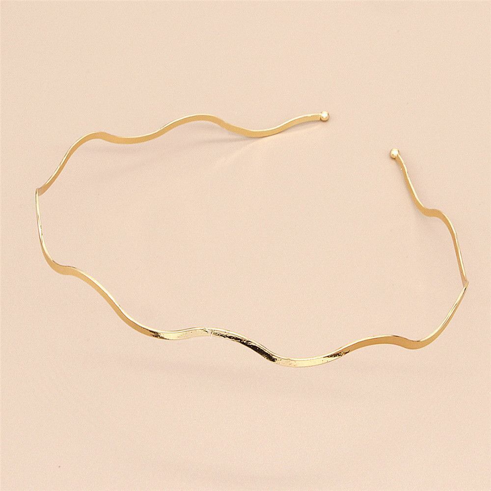 Party Accessories Thin Headbands Hair Hoop Metal Headdress Wave Bending