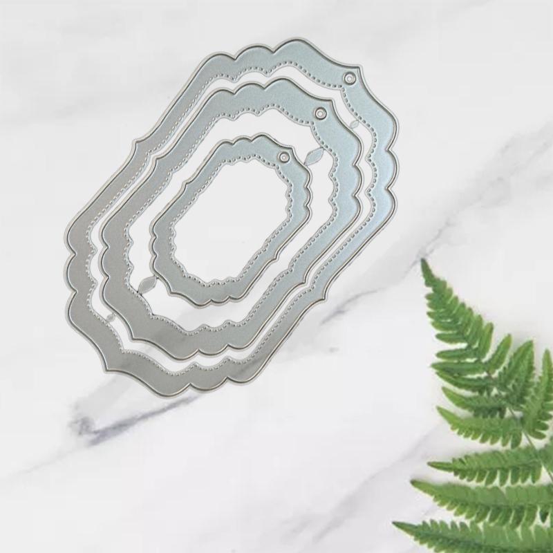 Delicate Frame Metal Cutting Dies for DIY Cards Making Journaling Decorations