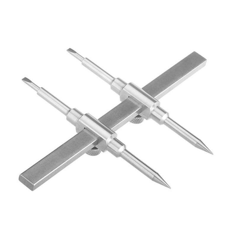 1Set Dual Tip Stainless Steel Lens Spanner Wrench Opening Tool for DSLR Cameras