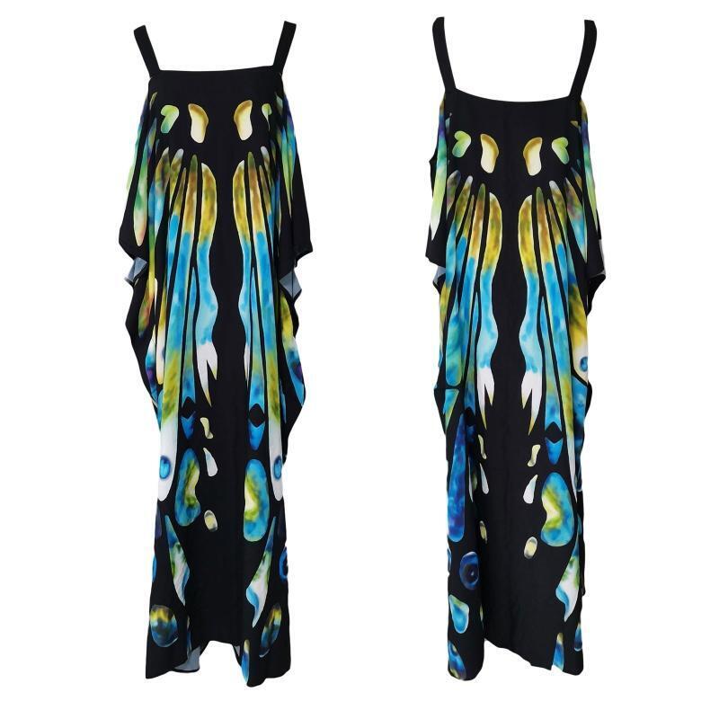 Kaftan Dresses Cover Up for Swimwear Women Plus Size Print Caftan Resort Dress