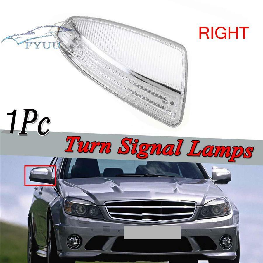 Turn Signal Yellow Light Rear View Mirror Car Accessory For 12-15 C63 AMG Sedan