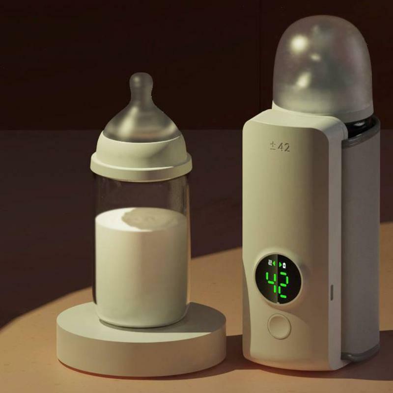 37-55°C 6000mAh Travel Portable Baby Bottle Warmer USB Heater with LED Display