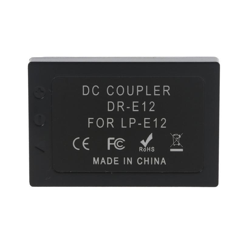 Type-C to LP E12 DC Coupler Dummy Battery Camera Power Cable for M2 M10 M50