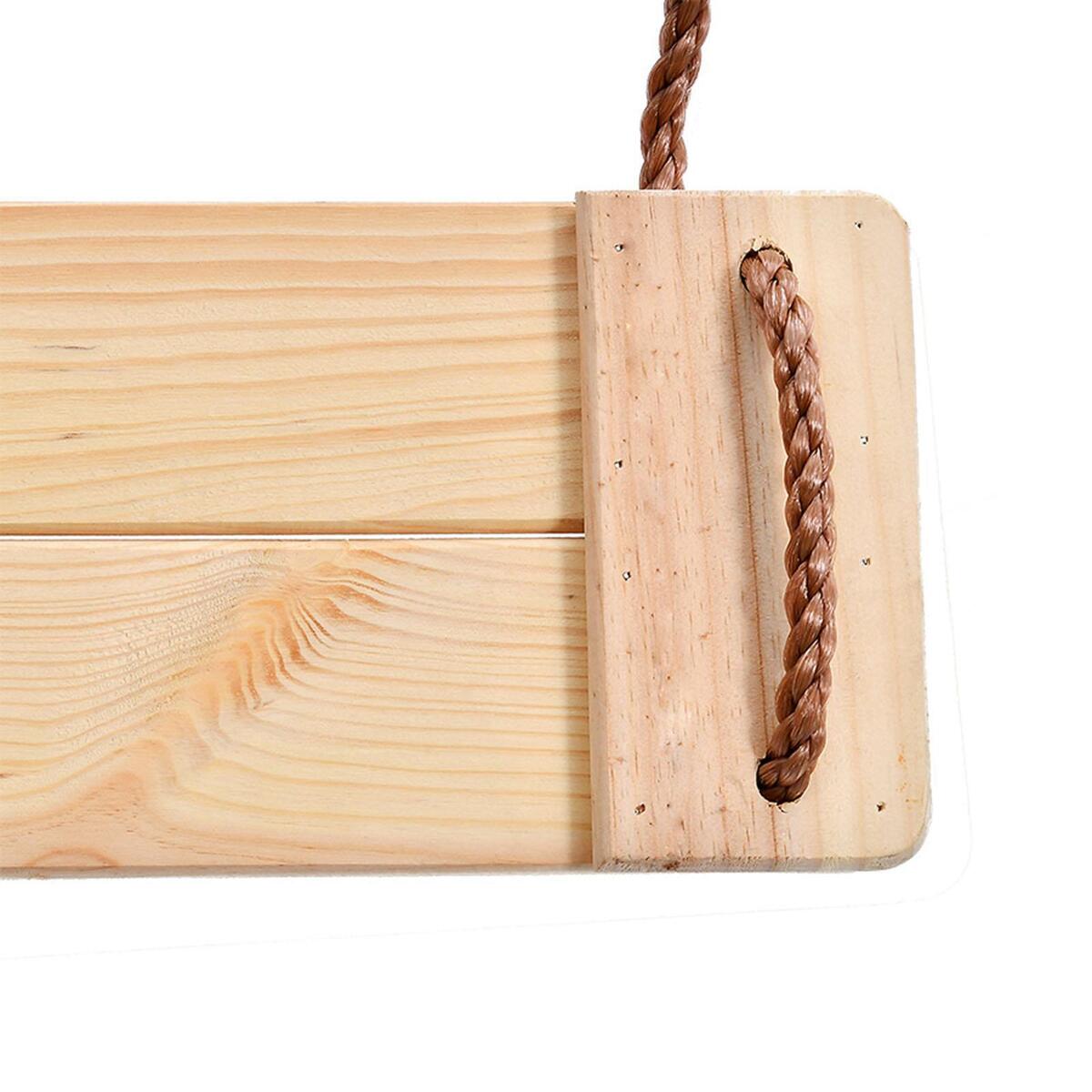 Children Wooden Swing Garden  with Sturdy Rope  Garden