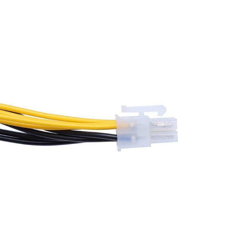 ATX 8Pin Female To 4Pin Male PC CPU Power Supply Extension Cord Connector Cable