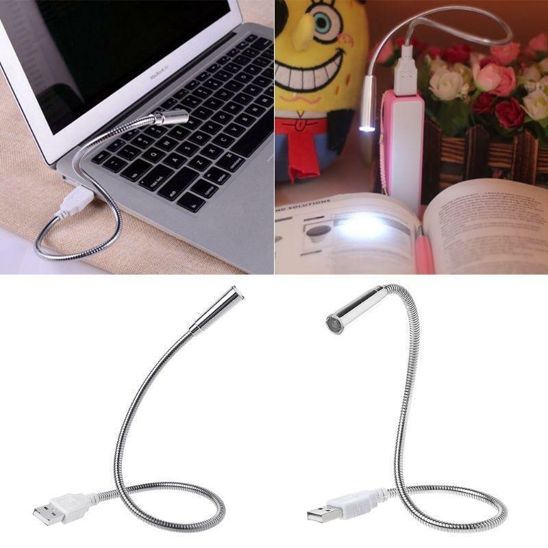 USB Flexible Light Keyboard Lamp Rechargeable Adjustable Hose Night Illumination