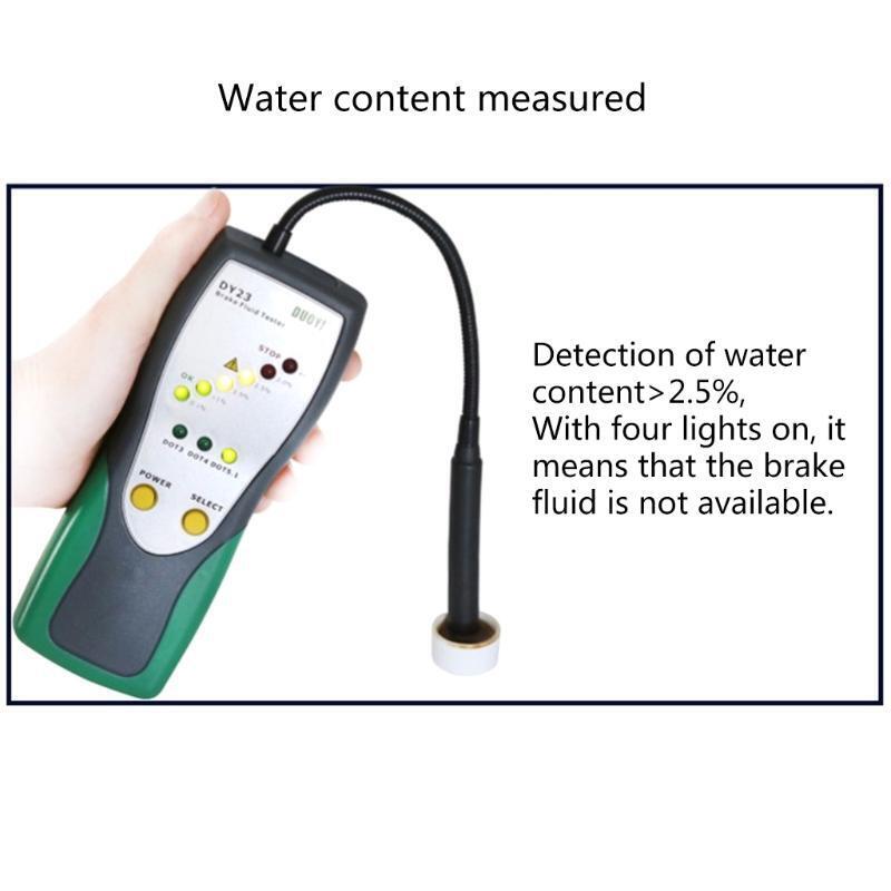 Automotive Brake Fluid Tester Oil Moisture Water Detection with High-Precision