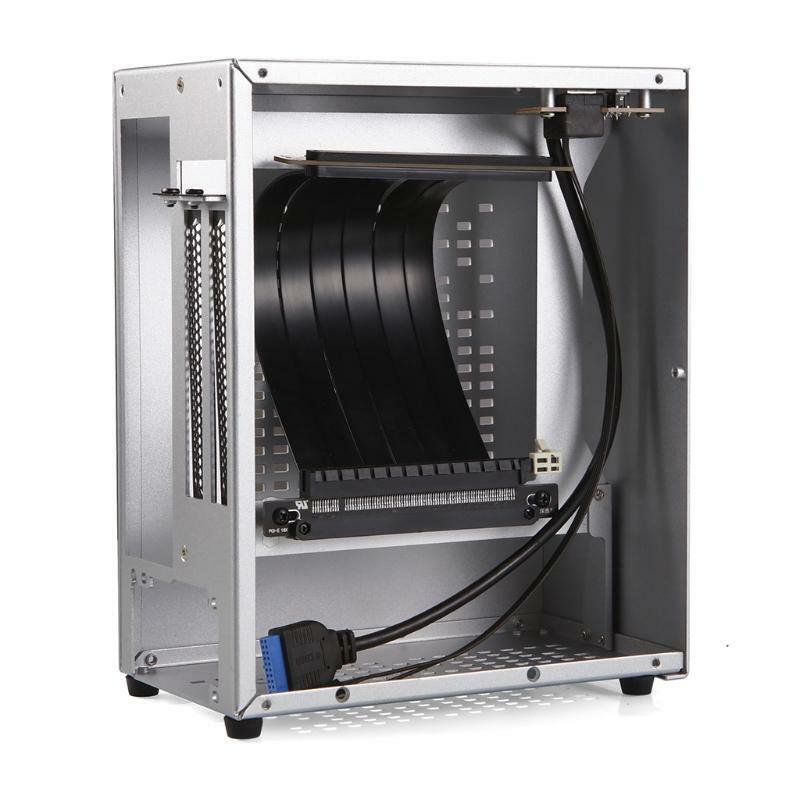 B07 HTPC Case Compact Desktop Chassis USB3.0 with Graphics Card Extension Cable