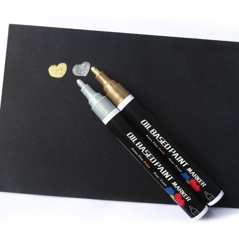 28 Colors Waterproof Metallic Oil Based Paint Marker Pen for Ceramic Rock Glass