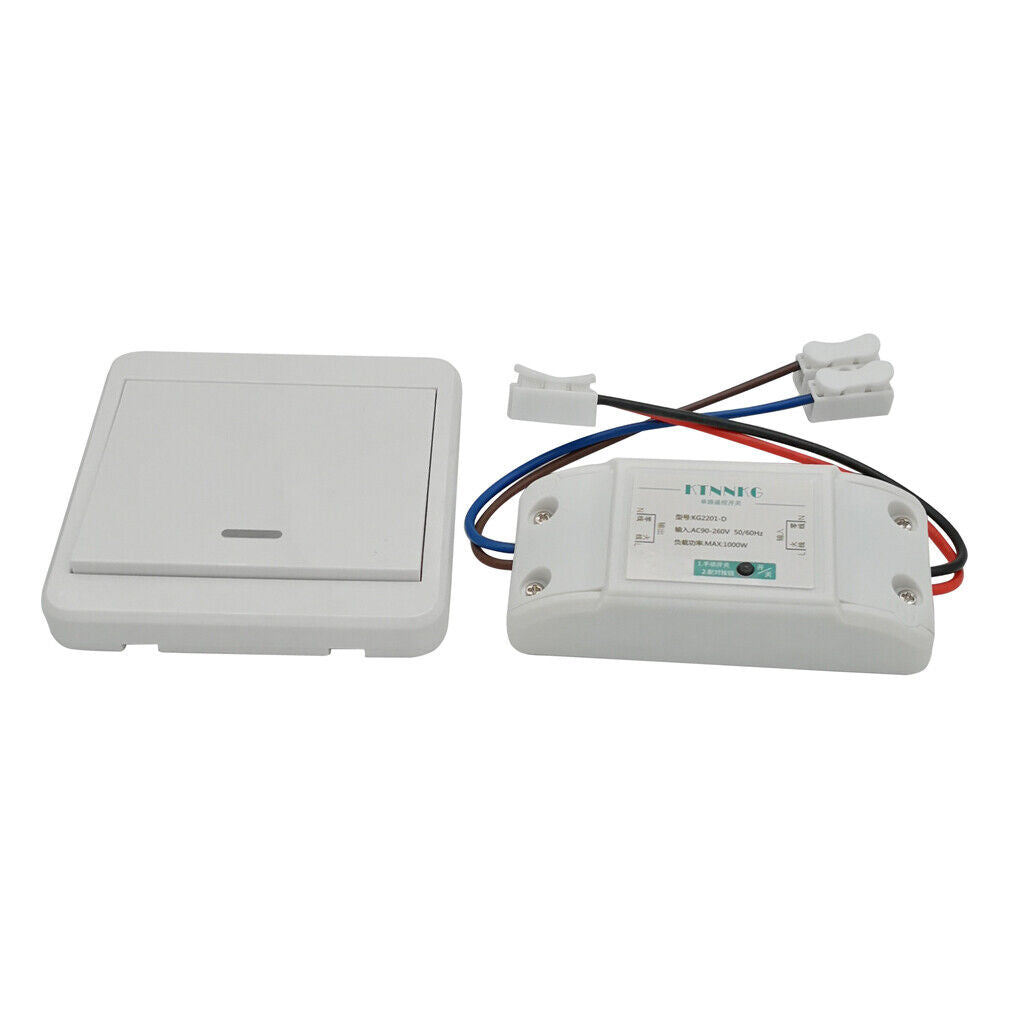 220V  Wireless ON/OF Lamp Remote Control Switch Receiver Transmitter