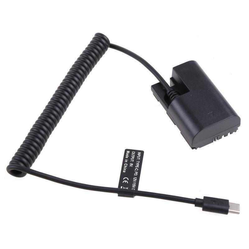 USB C to LP-E6 External Power Adapter Cable for Taking Time-lapse Photography