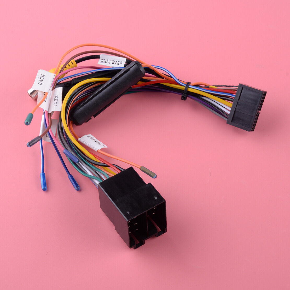 Android ISO Car Stereo Radio Wiring Harness Connector Adapter Universal