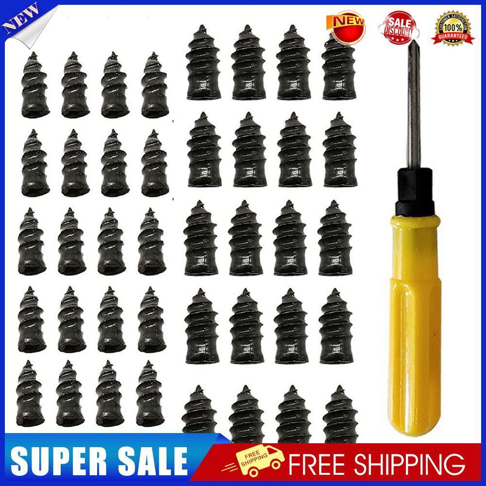 40pcs Car Motorcycle Vacuum Tyre Repair Nail with Screwdriver (Small+Large)