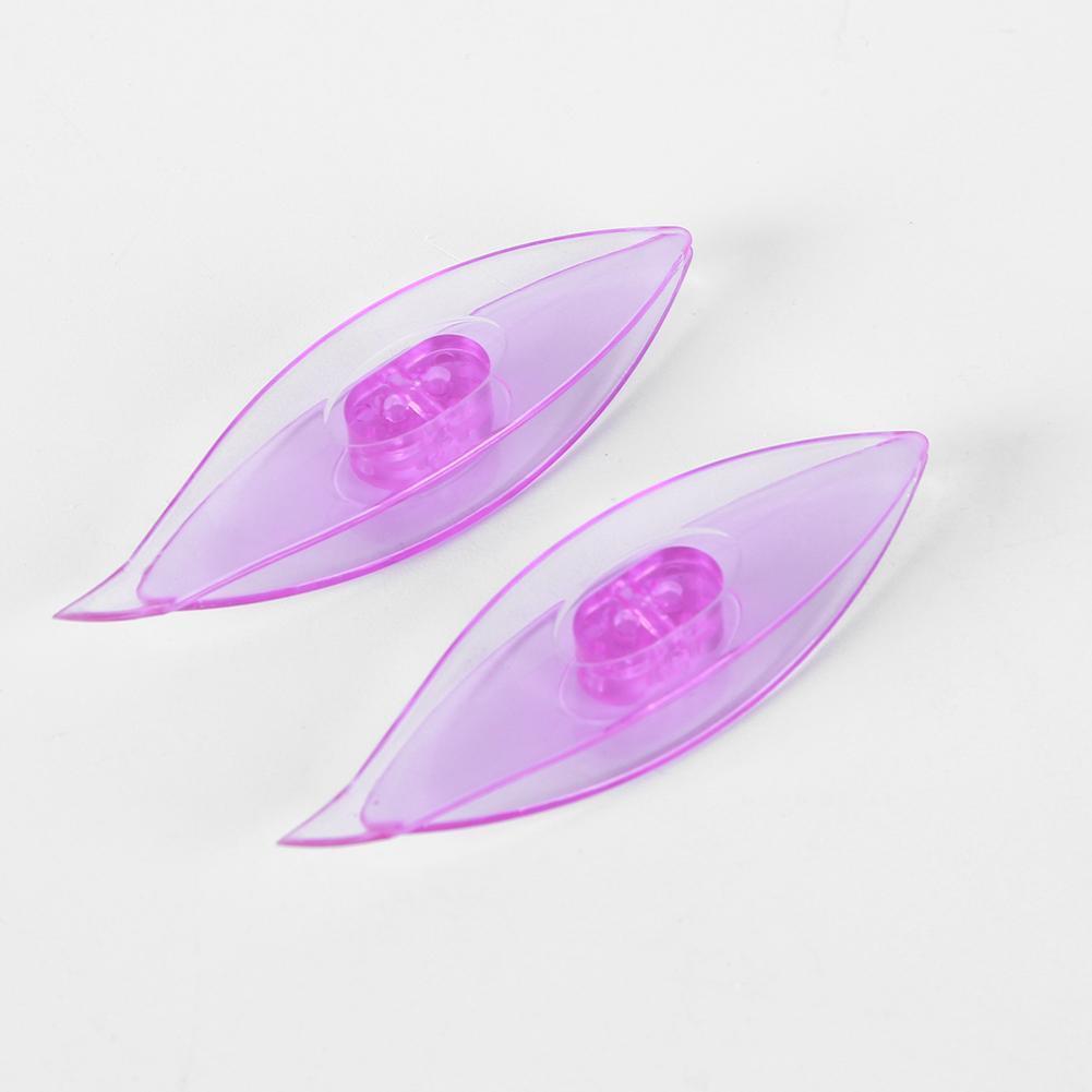 2pcs Plastic Tatting Shuttle Hand Tool for Lace Making DIY Craft(Purple)