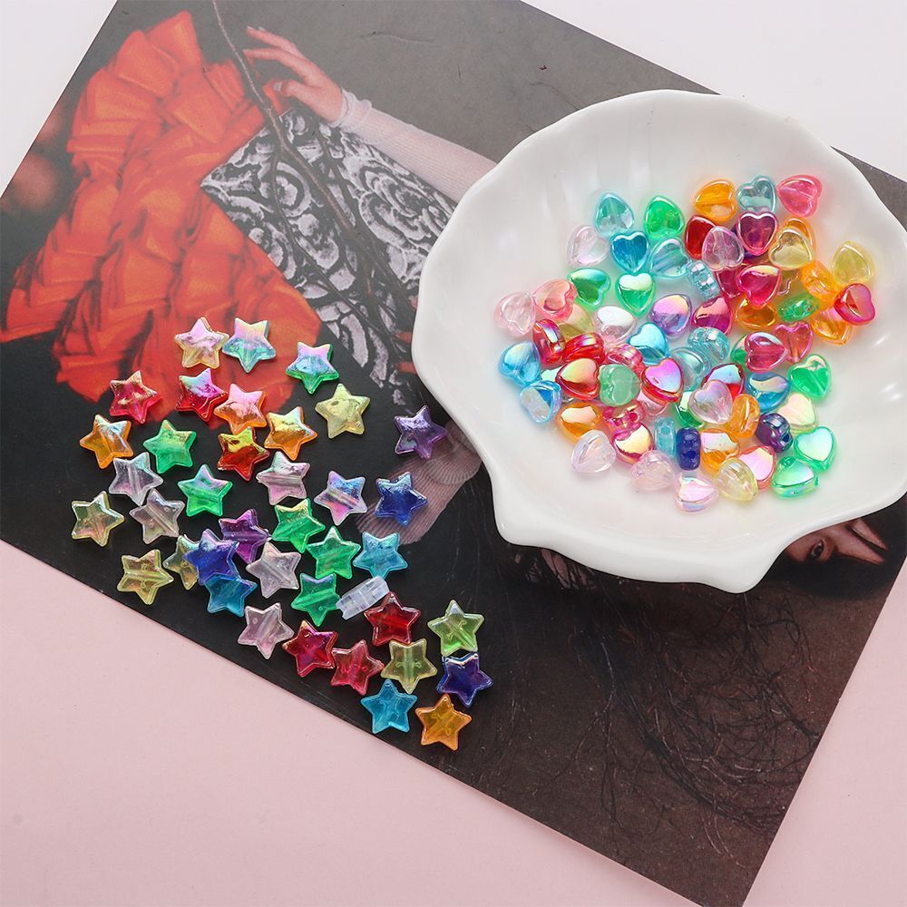Pendant Acrylic Beads Bracelet Accessories Jewelry Making Loose Spacer Beads