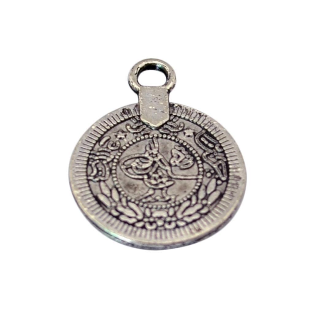 100pcs  Charms Coin Beads Pendant DIY Necklace Bracelet Crafts