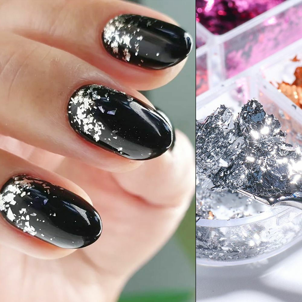 Gel Polish Irregular Sparkly Nail Foils Luxury Nail Sequins Nail Glitter Flakes