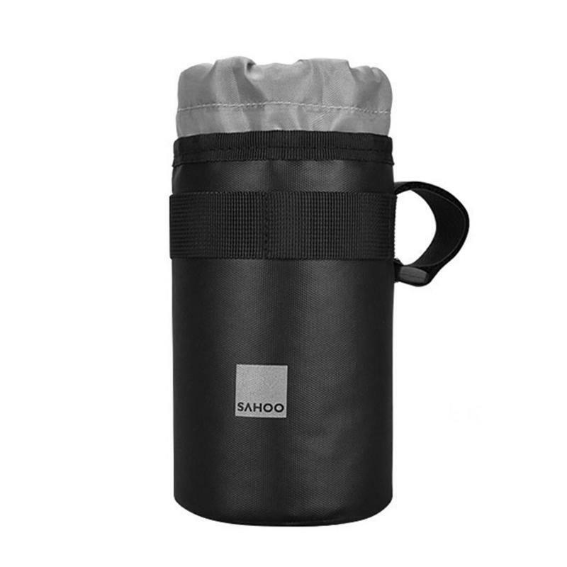 Bike Handlebar Water Bottle Bag Bicycle Insulated Stem Drink Cup Holder Bag