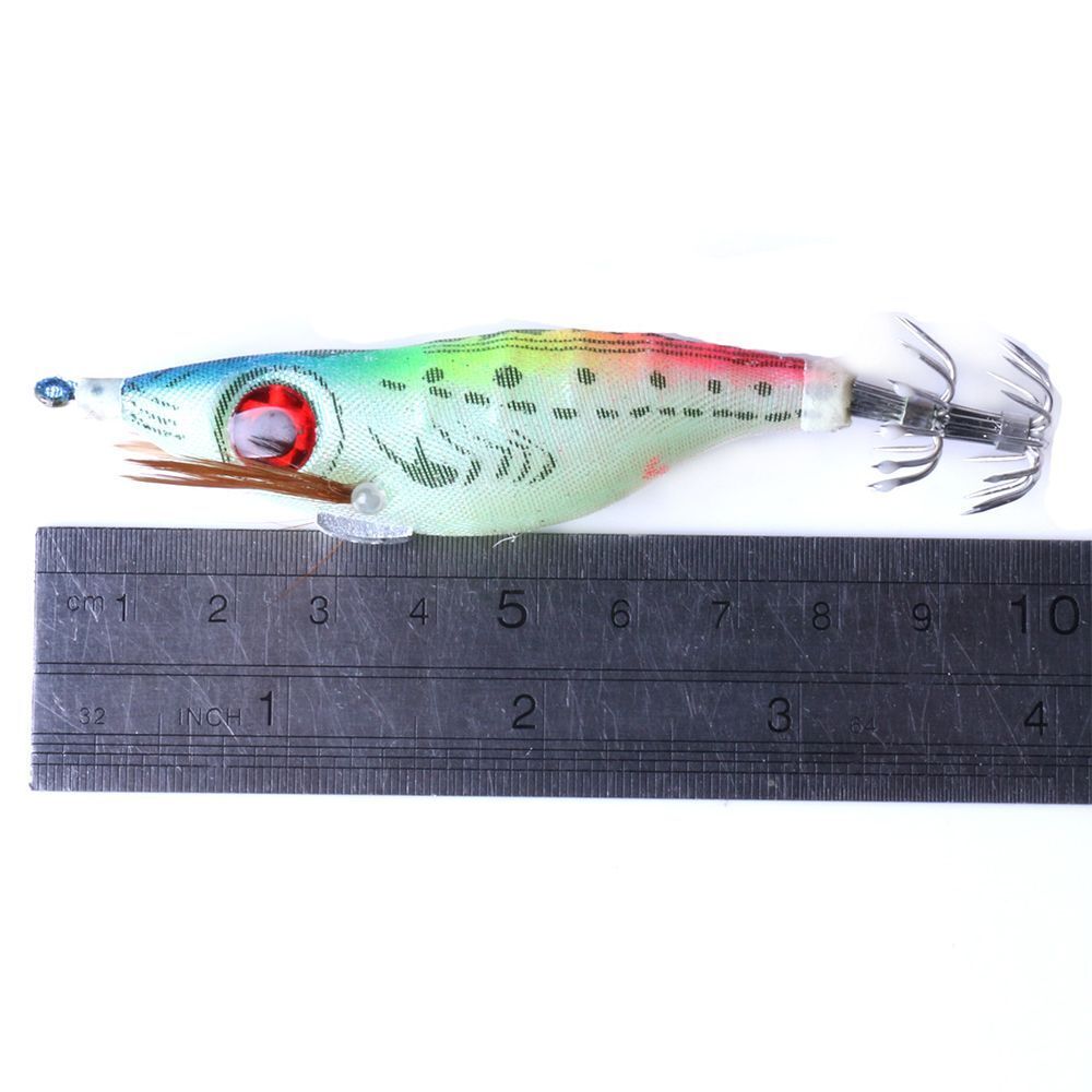 Bait Big Eyes Squid Jigs Luminous Shrimp Lure Glow in the Dark Night Fishing
