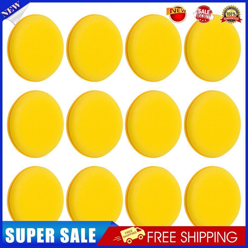 12pcs/set Auto Car Washing Cleaning Sponge Polish Waxing Cleaning Scrubber