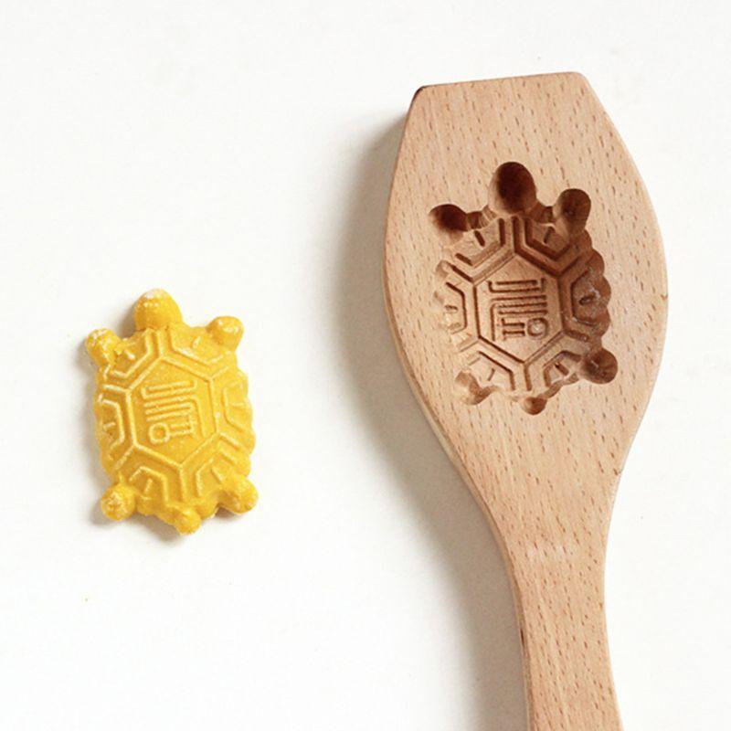 Wooden Mooncake Biscuit Cake Pumpkin Pie Mold DIY Baking Pastry Fondant Decor