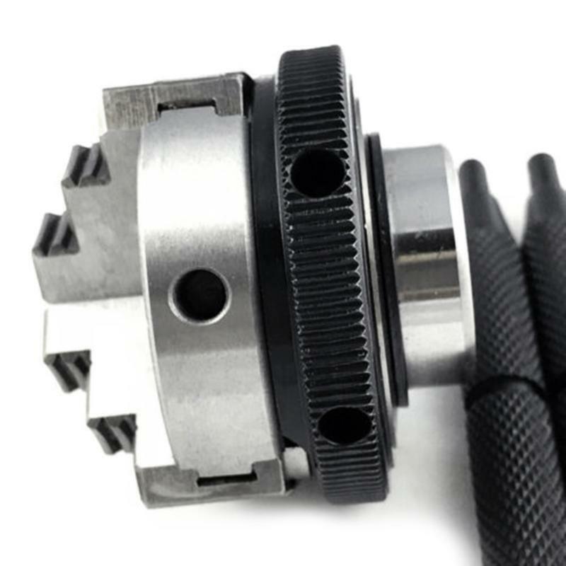 1pcs Mini 3 Jaw Lathe Chuck, K01-50 3 Jaw Woodworking Hand Chuck