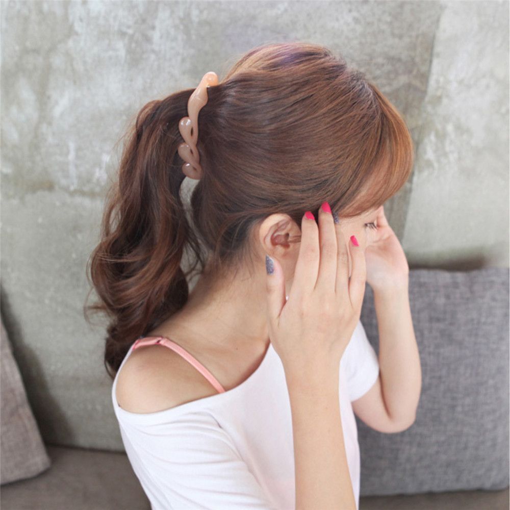 Non Slip Acrylic Banana Hair Clips Hairpins Hair Claws Styling Accessories