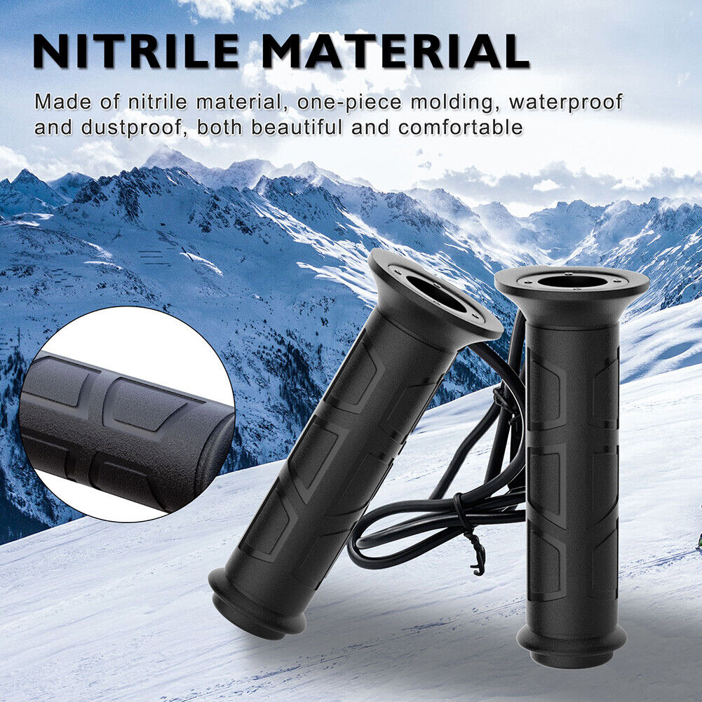 WUPP ZH-983F2 Waterproof Motorcycle 22mm Electric Heated Grips Hand Warmers