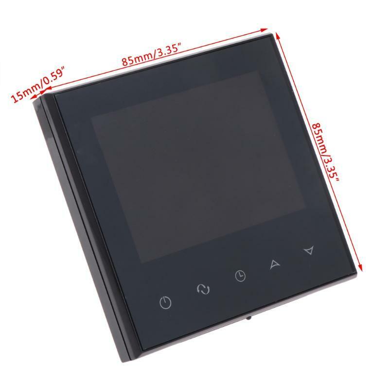 Thermoregulator LCD Touch Screen Heating Thermostat 16A for Electric Floor Heat