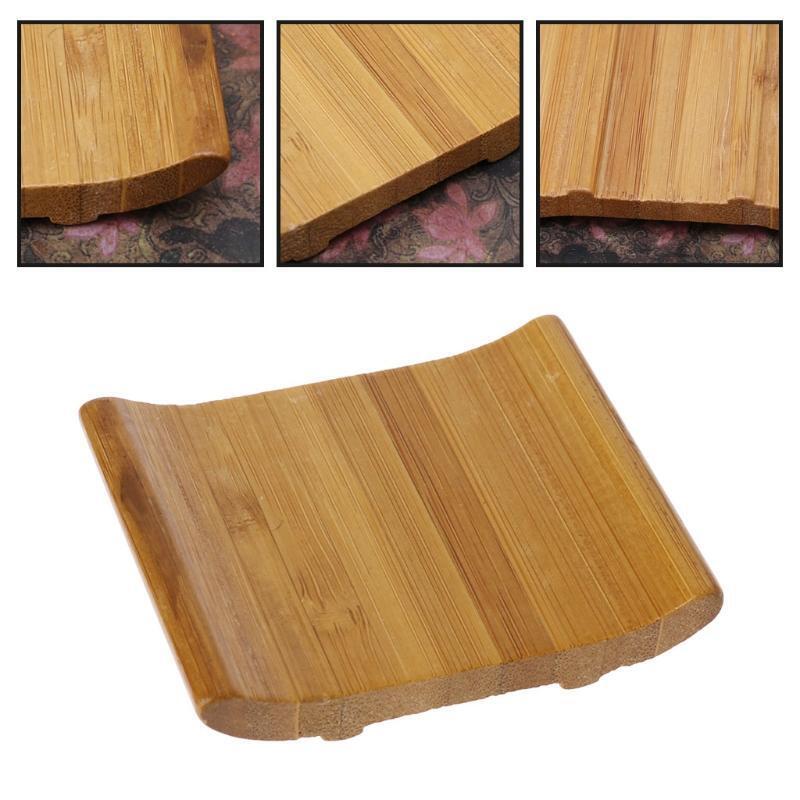 Bamboo Soap Dish Tray Bathroom Soap Plate Storage Soap Rack Container for Shower
