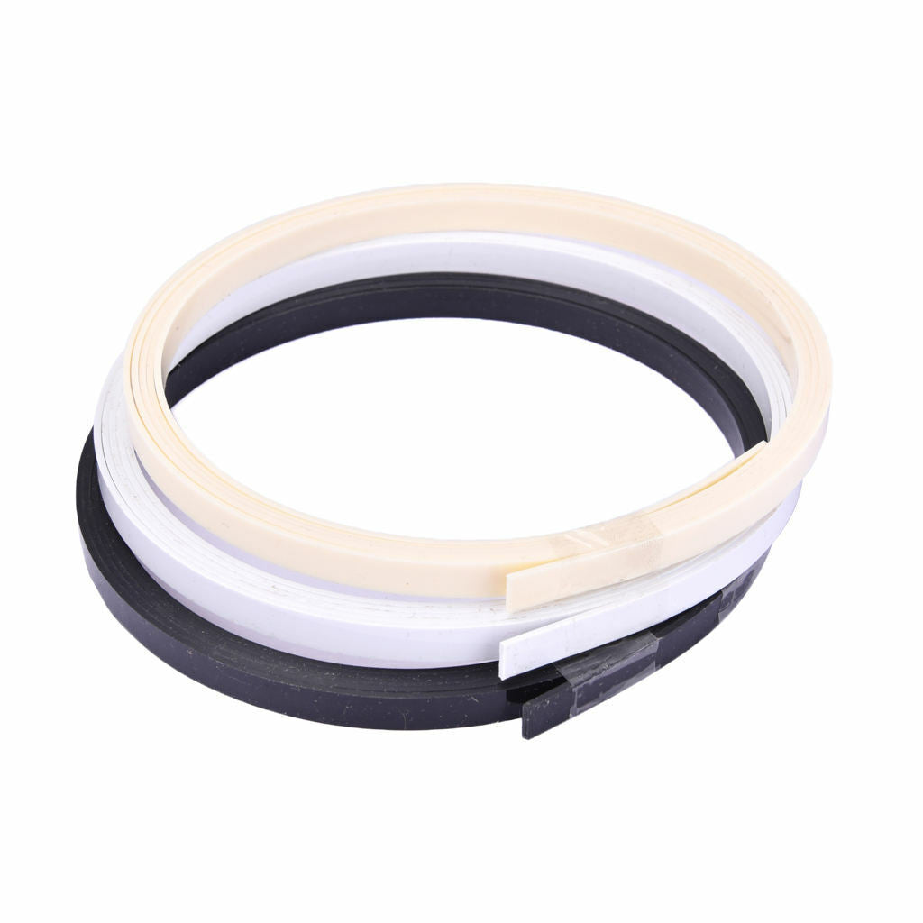 3 Pcs ABS Plastic Guitar Bass Ukulele Mandolin Binding Purfling Strips