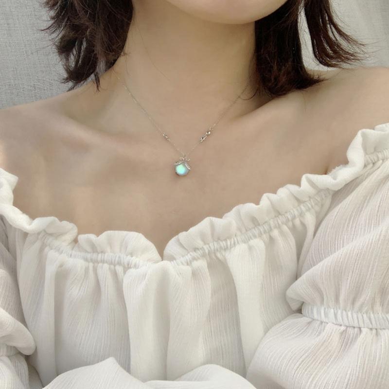 Firefly Necklace Female Ins Does Not Fade Couple Clavicle Chain Pendant Gift