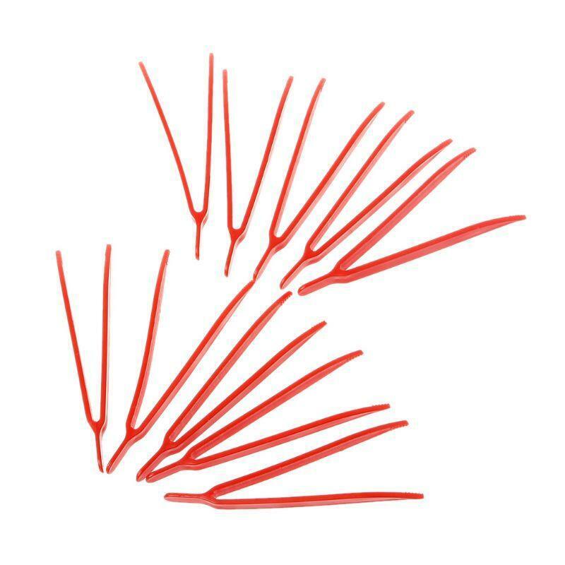 10pcs Plastic Anti-static Tweezer Heat Resistant Maintenance Repair Tool