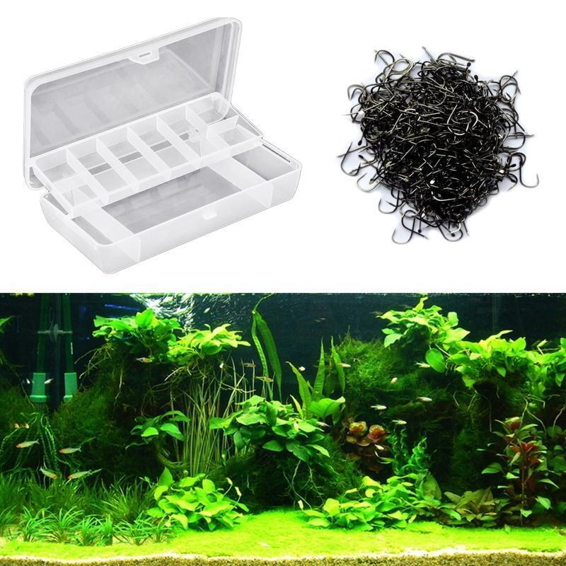 Plastic Tray Compartments Fishing Lure Tackle Box Two-Sided Storage Cases Box